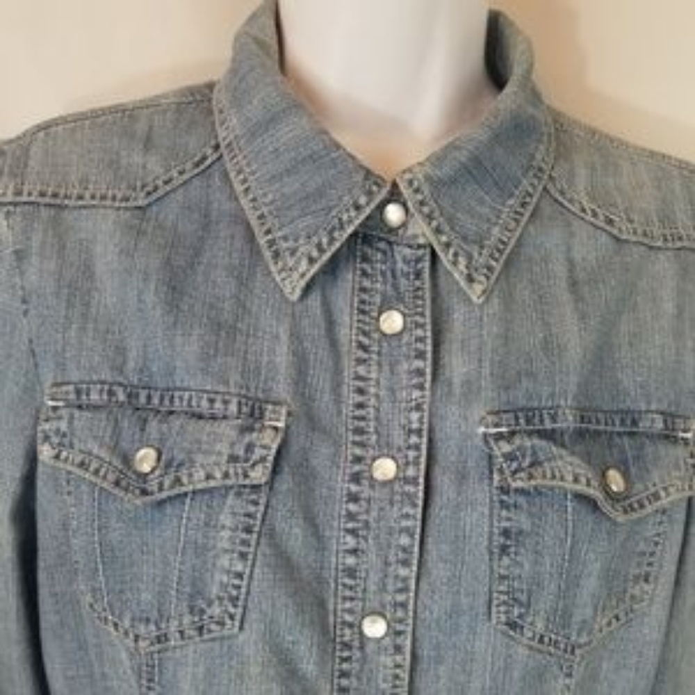 Ami Denim Button Down - image 2